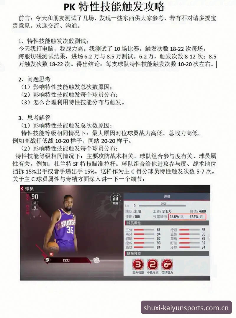 篮球数据评测必知的5个关键点